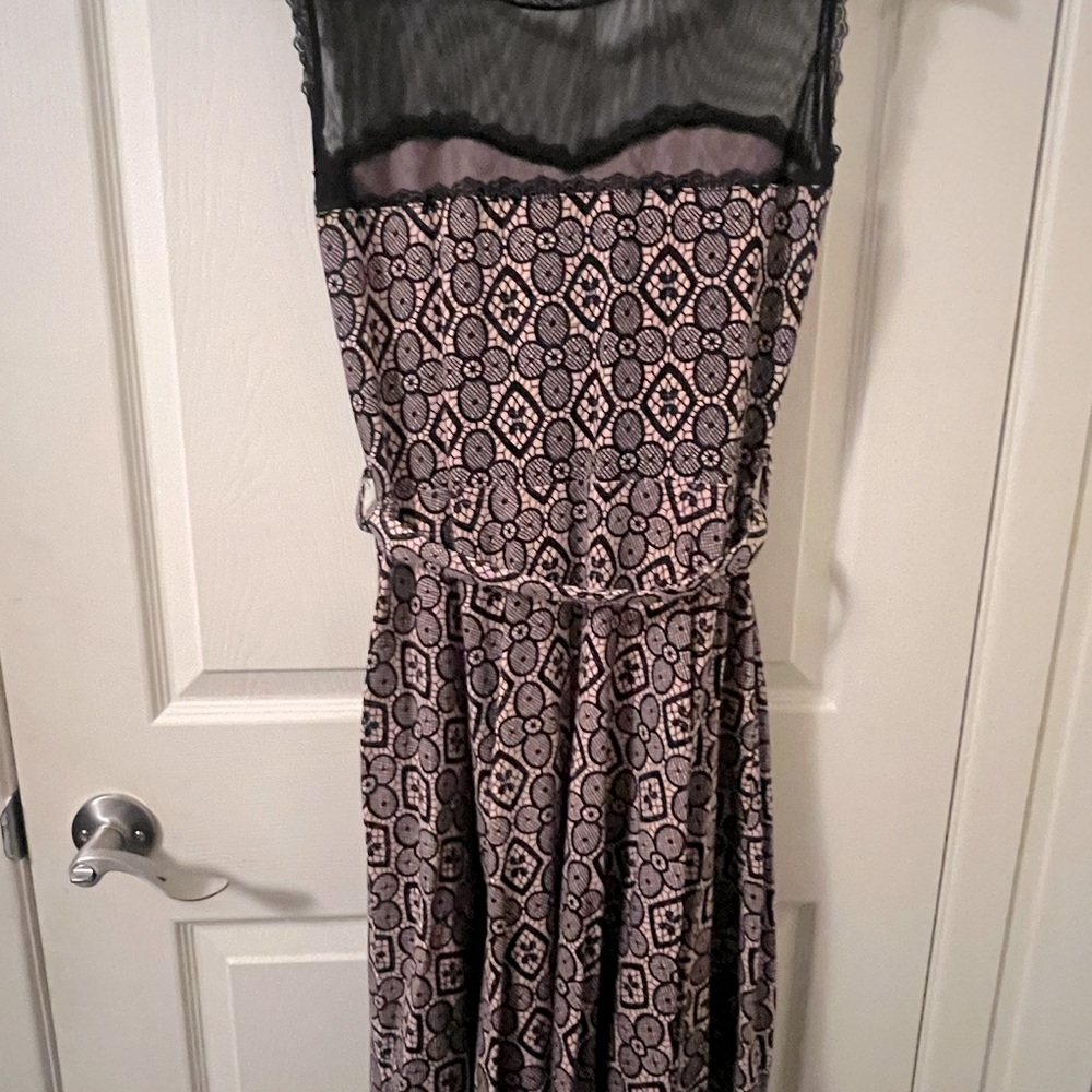 COPY - Light pink and black dress.